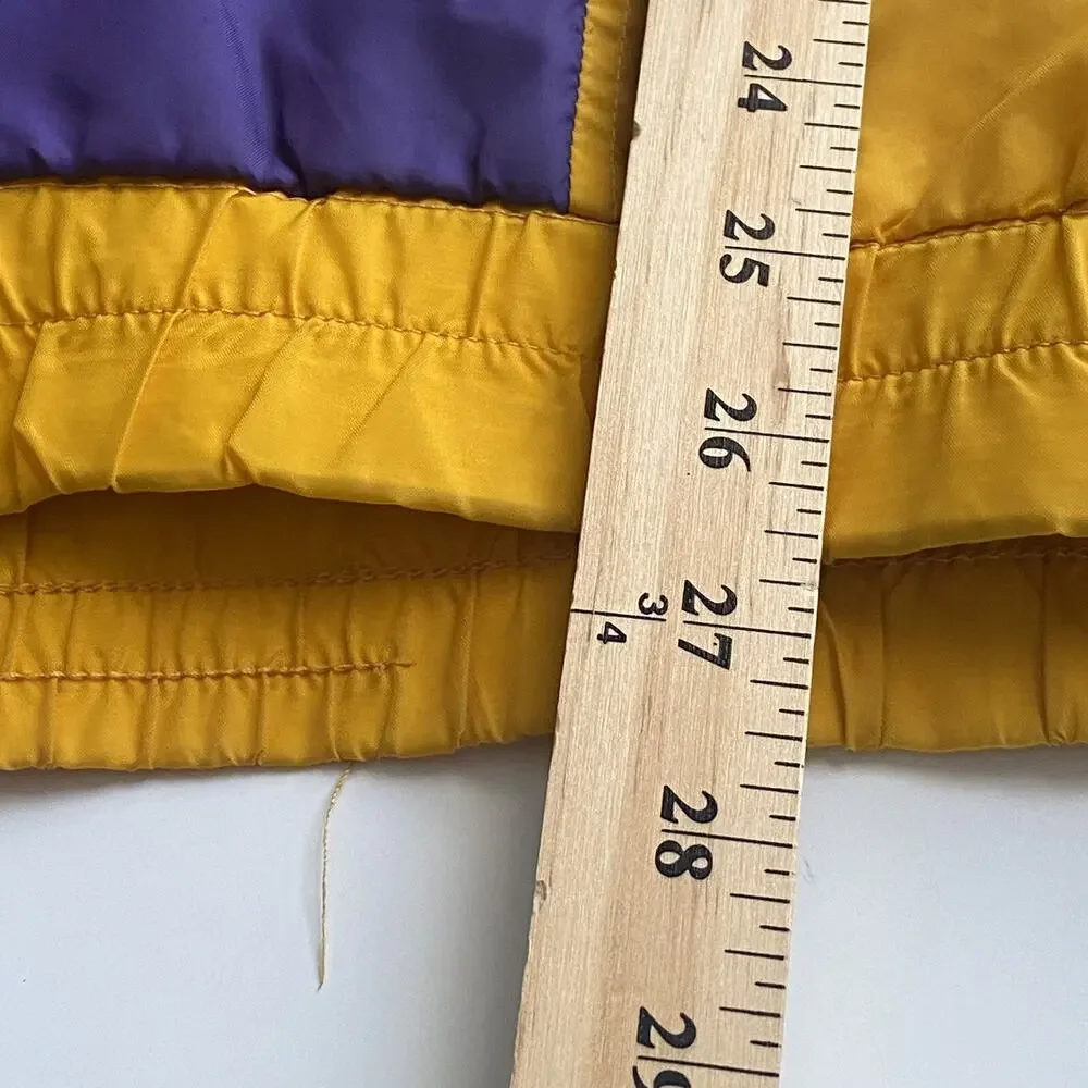 Lakers Jacket Adult Large VINTAGE NBA Half Zip Anorak Windbreaker Los Angeles